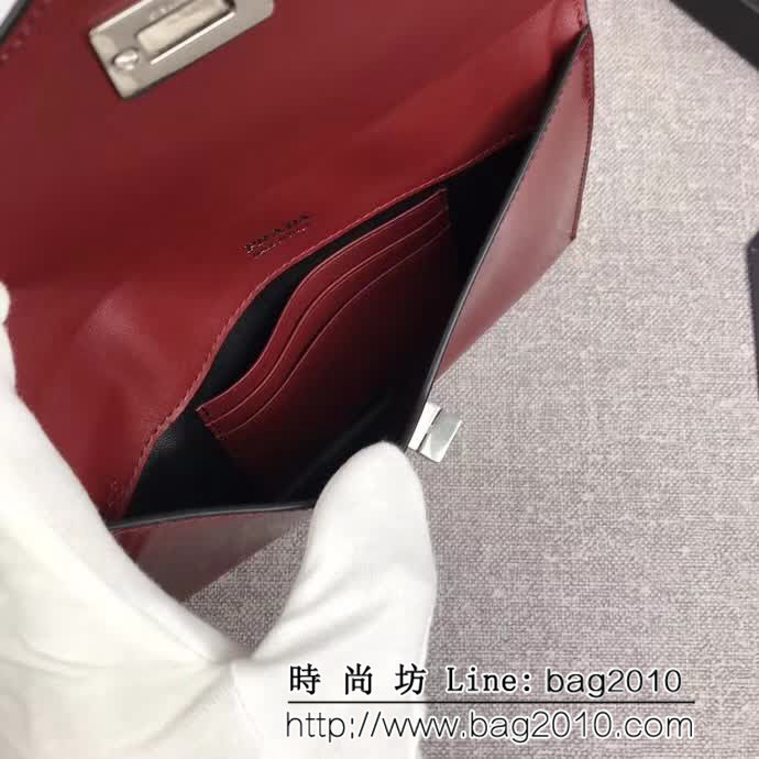 PRADA普拉達 官網同步 2018專櫃最新款 高檔時尚 女士手包 1MF175 DD1093